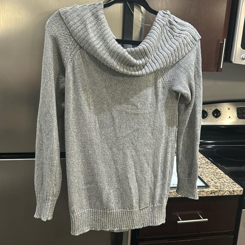 Michael Michael Kors Shimmer Cowlneck Turtleneck